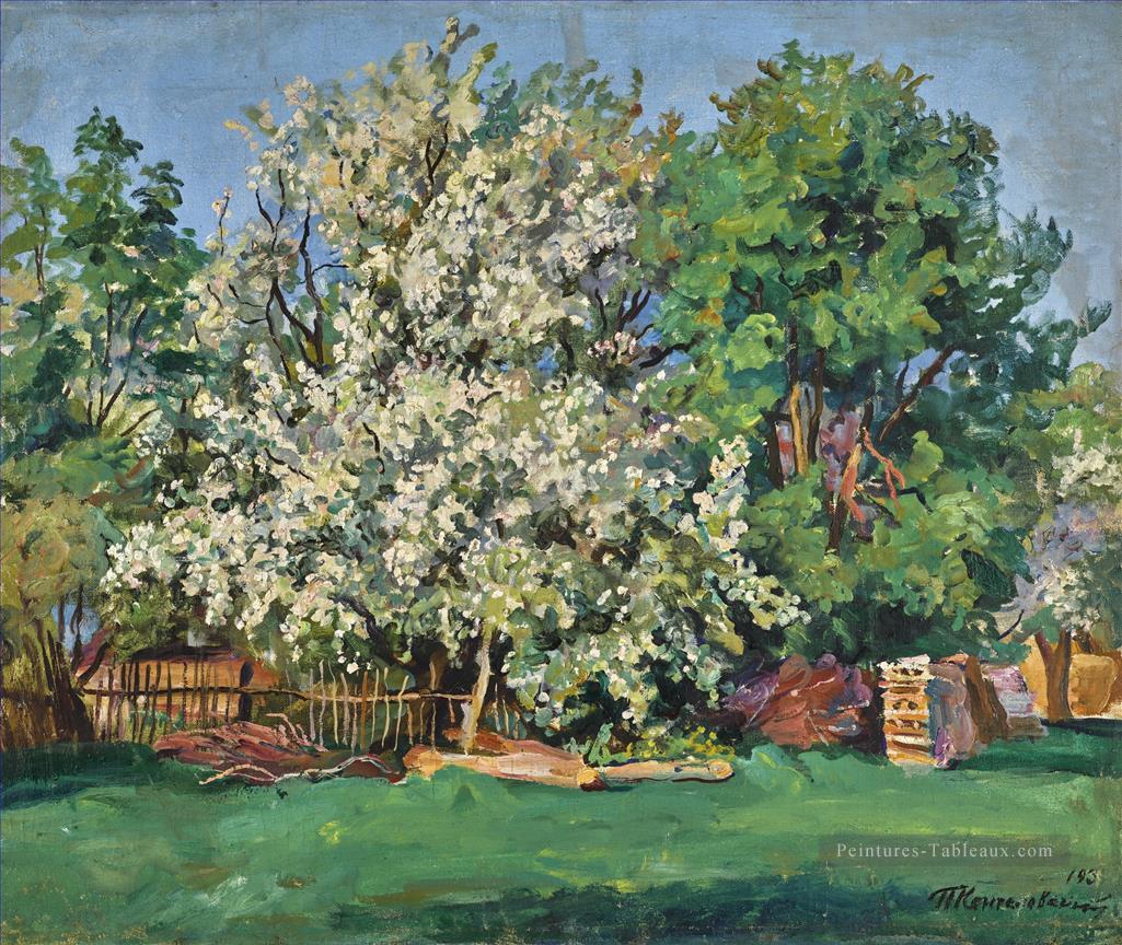 APPLE TREE EN BLOOM Petr Petrovich Konchalovsky Peintures à l'huile